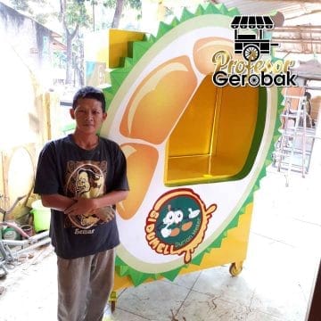 Gerobak Besi Jualan yang Kokoh dan Tahan Lama
