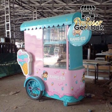 Booth Minuman Outdoor Minimalis dan Estetik untuk Usaha