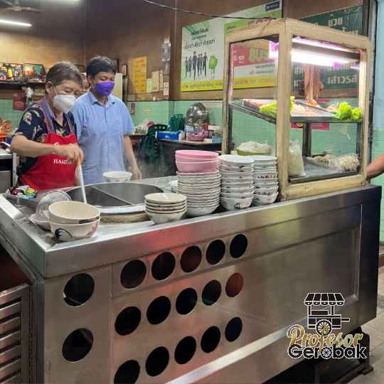 Gerobak stainless steel